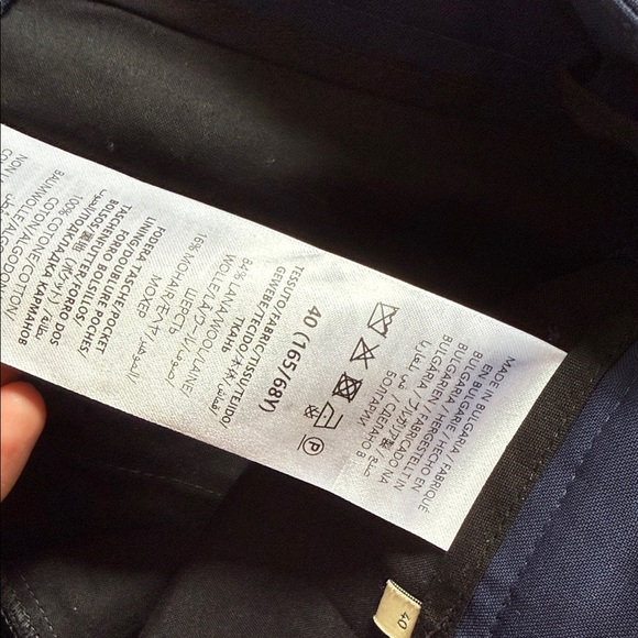 💙 GUCCI Navy Blue Suit Pants - Picture 5 of 9